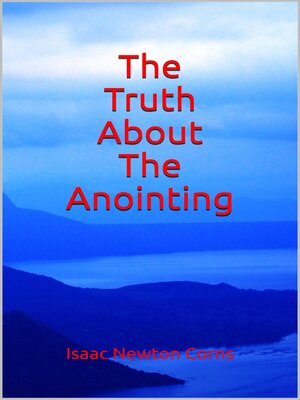 cover image of The Truth About the Anointing